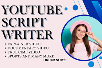 youtube video scriptwriter shorts writer true crime documentary explainer script