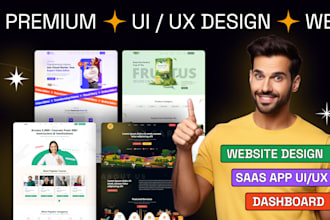 do ui ux design, website UI UX design, dashboard UI UX design in figma