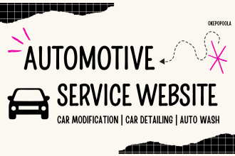 car detailing website, car wash website auto detailing car booking koala website