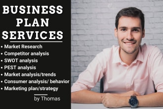 develop investor ready business plan, pitch deck, market and financial plan