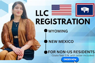 register llc in wyoming and new mexico with ein