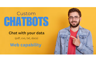 develop custom ai chatbots, rag systems, and generative ai solutions