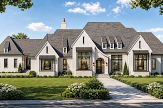 design realistic 3d interior and exterior architectural renders