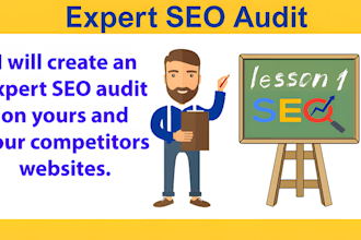 do website SEO audit report with action plan
