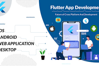 develop flutter app development as android and ios mobile app developer