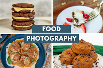 shoot high quality food photography of your recipe