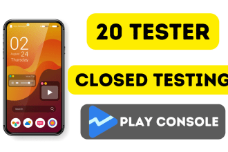 provide you 12 tester for your app closed testing