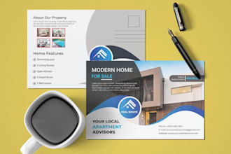 design flyer postcard eddm flyer door hanger and brochure