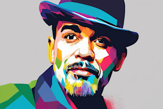 make professional wpap pop art portrait