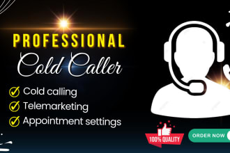 do cold calling telemarketing appointment setting and outbound calls