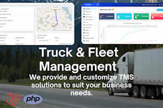 provide and customize trucking and fleet management system tms