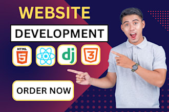 build or rebuild website, website development as full stack web developer