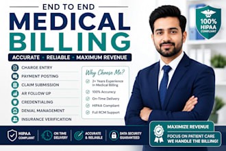 do medical billing, payment posting, charge entry and claim submission