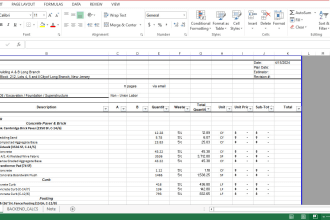 do accurate material takeoff and cost estimation for concrete
