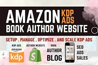 do amazon KDP ads for ebook promotion marketing, book, author website, affiliate