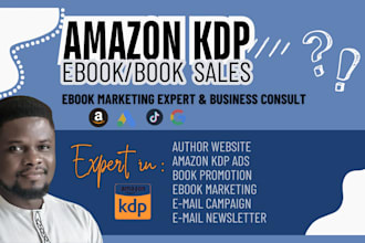 do book promotion, book advertising, amazon KDP ads or childrens book promotion