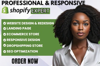 design, redesign shopify store, shopify dropshipping store, shopify website