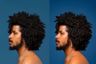 do photo retouching and photo editing with photoshop