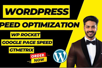 speed optimization wordpress page speed up with wp rocket