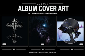 design custom cover art for your music