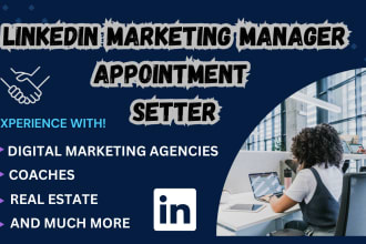 do linkedin marketing, leads generation, and b2b appointment setter