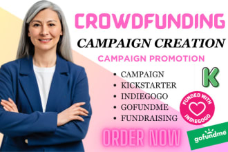 do crowdfunding campaign creation promotion on kickstarter fundraising