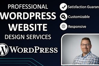 create a modern responsive unique wordpress website