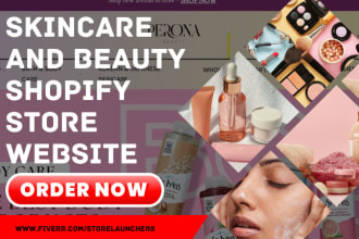 skincare shopify store beauty website beauty store cosmetics skincare website