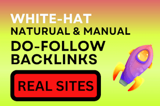 build high DR natural and manual dofollow backlinks guest posting