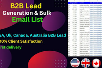 build b2b lead generation for any industry