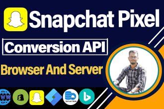 setup snapchat pixel conversion API via gtm server side