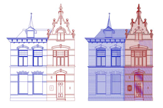 create line art and outline style illustration in 24 hours