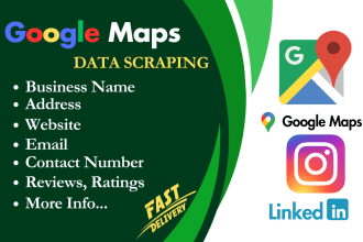do google map scraping, b2b leads, b2b data extraction and lead generation
