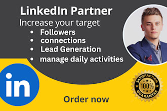 be your personal linkedin growth partner or manager