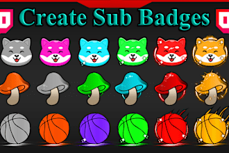 make twitch emotes, twitch badges and twitch sub badges