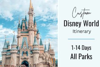 create a personal, custom disney world vacation itinerary