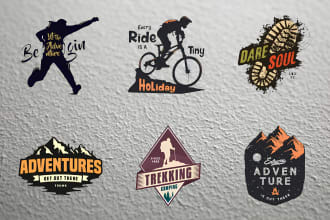 do mountain, adventure, outdoor, and travel logo design