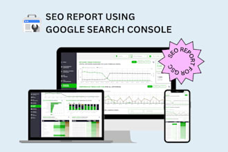 create an SEO report using google search console in looker studio