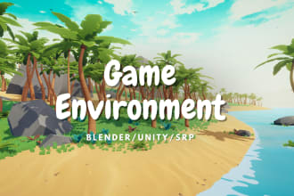 design stunning 3d game environment in unity and blender