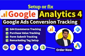 setup and fix ga4 or google analytics 4 through gtm