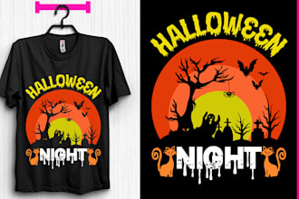 do horror typography t shirt design graphic t shirt design