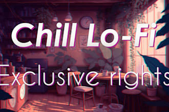 produce exclusive lofi chill, jazzy hip hop music