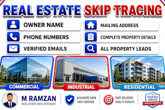 do property research and commercial real estate skip tracing