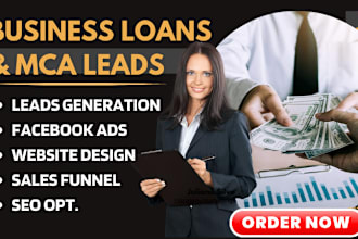 generate high quality mca leads, business loan leads
