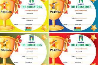 custom certificate design, diploma or award certificate, envelop