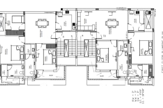 draw 2d floor plan, architectural plan and furniture layout