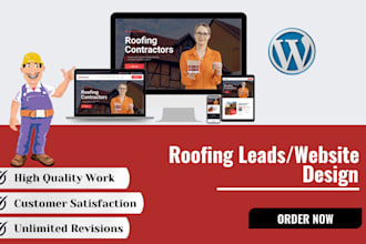 roofing website construction website handyman website plumbing roofing leads