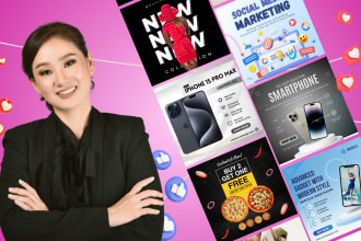 design creative facebook ads and instagram carousel post