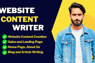 write SEO friendly and optimized website content