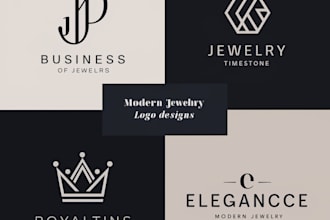 do luxury crown minimalist and jewelry logo